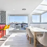 Puerto Benalmadena And Carihuela, Attic Views With Pool, Parking, Terrace Apartment *