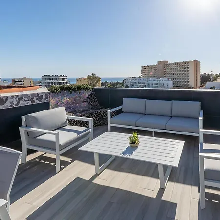 Puerto Benalmádena&carihuela, Attic Views With Pool, Parking, Terrace *