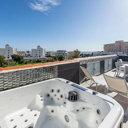 Puerto Benalmadena And Carihuela, Attic Views With Pool, Parking, Terrace *
