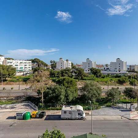 Apartment Puerto Benalmadena And Carihuela, Attic Views With Pool, Parking, Terrace Torremolinos