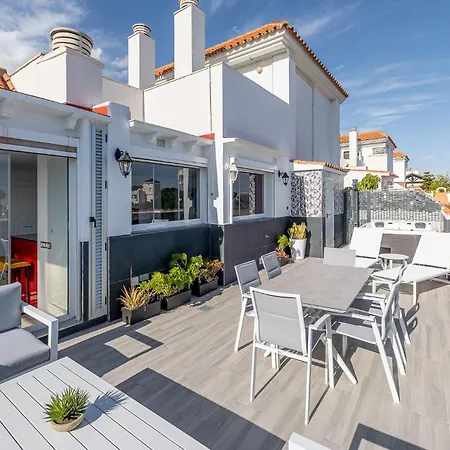 Puerto Benalmadena And Carihuela, Attic Views With Pool, Parking, Terrace *