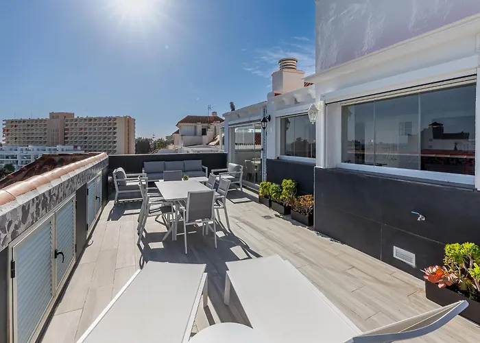 Puerto Benalmadena And Carihuela, Attic Views With Pool, Parking, Terrace * Torremolinos